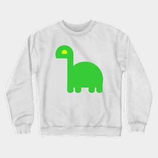 Baby Long Neck Dinosaur Emoticon Crewneck Sweatshirt